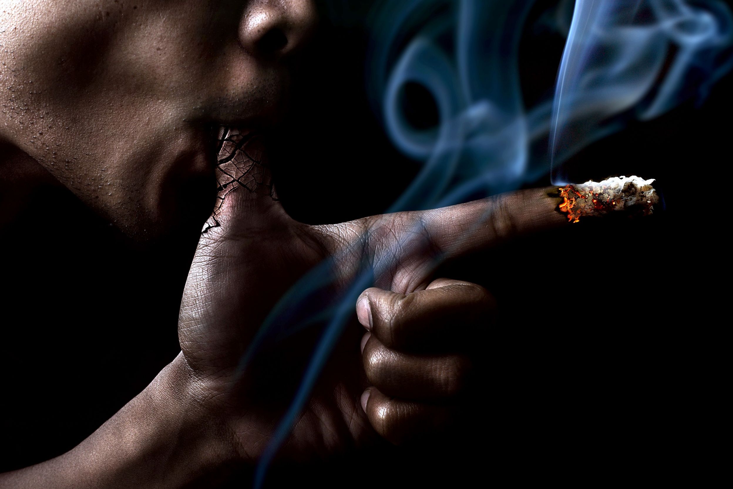 2496x1667 Funny Hand Smoking Wallpaper HD / Desktop and Mobile Background