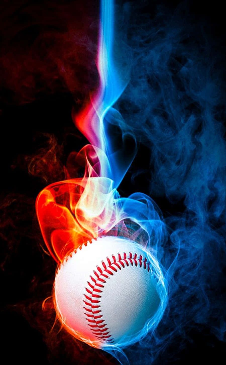 900x1452 Download Captivating Baseball Action Shot Picture