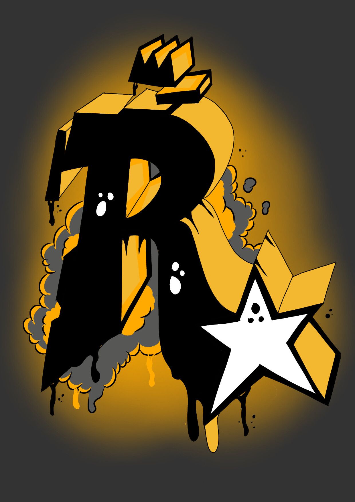 1240x1754 ROCKSTAR GAMES logo design
