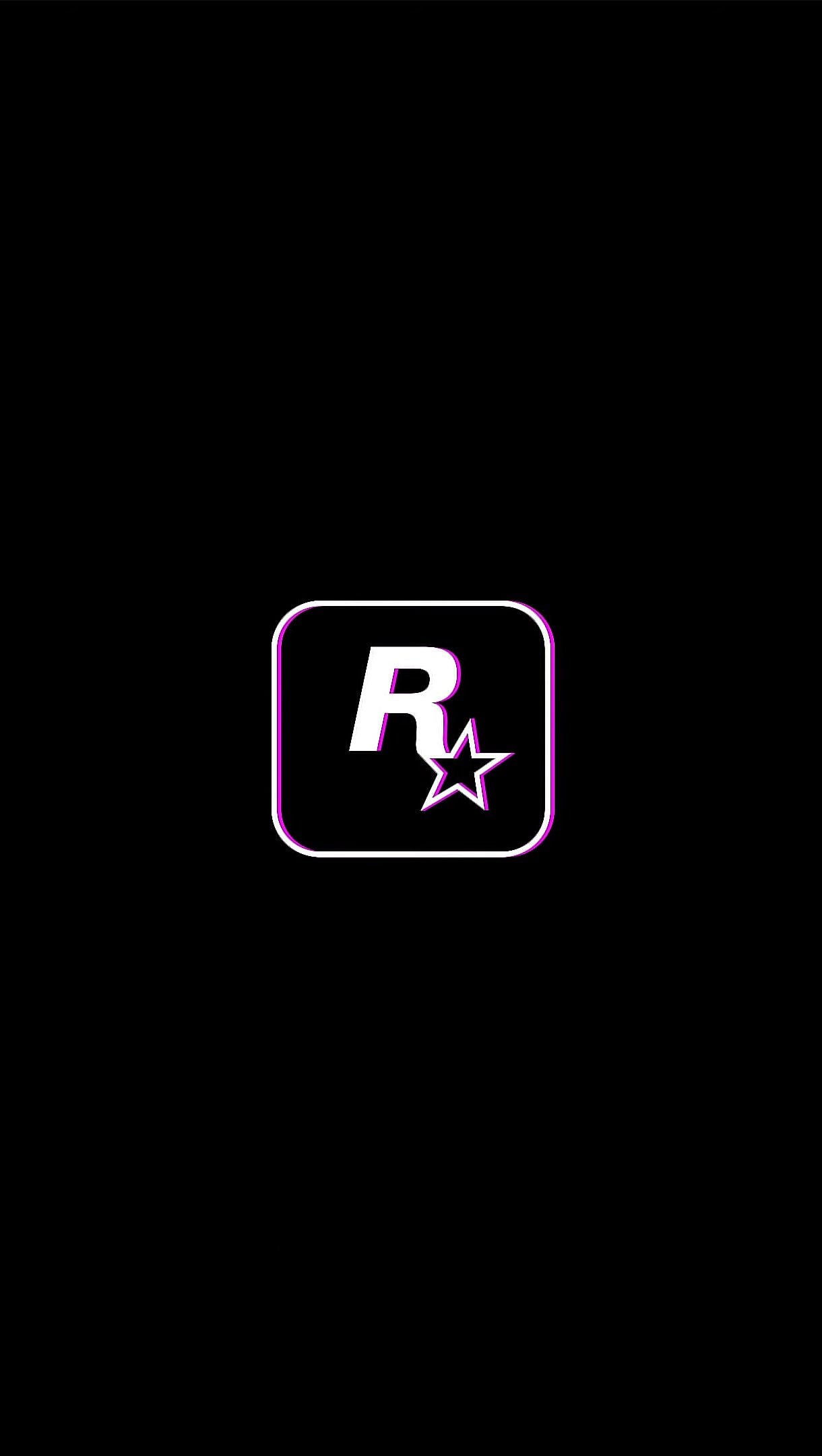 1220x2160 Rockstar Games Logo GTA VI Wallpaper 4K for iPhone and Mobile Phone