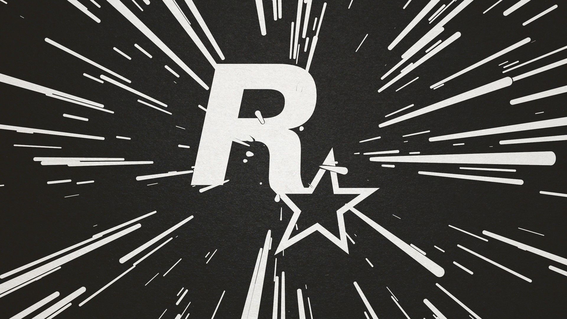1920x1080 Wallpaper logo, dark, old, rock, logo, star, rock for mobile and desktop, section игры, resolution 1920x1080