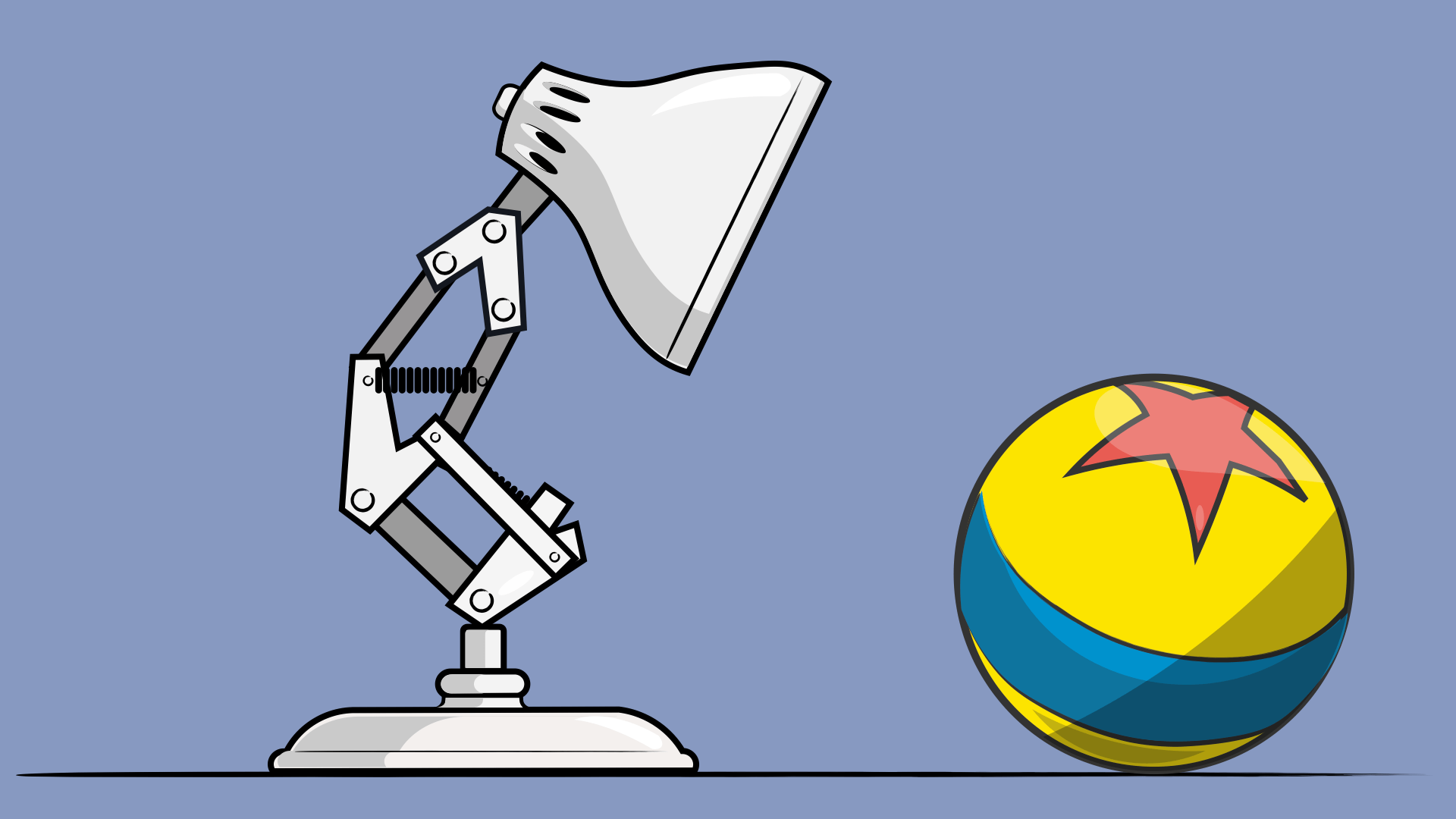 1920x1080 Pixar Luxo Lamp Ball by Martin Coutts on Dribbble