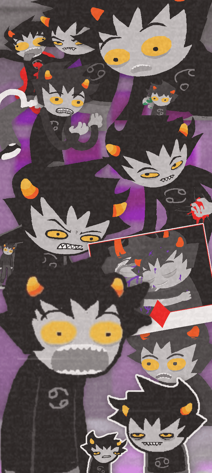 720x1600 I made a Karkat Vantas wallpaper