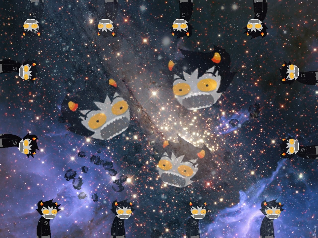 1280x960 Screaming boy nebula graphic wallpaper, Homestuck, Karkat Vantas, artwork HD wallpaper