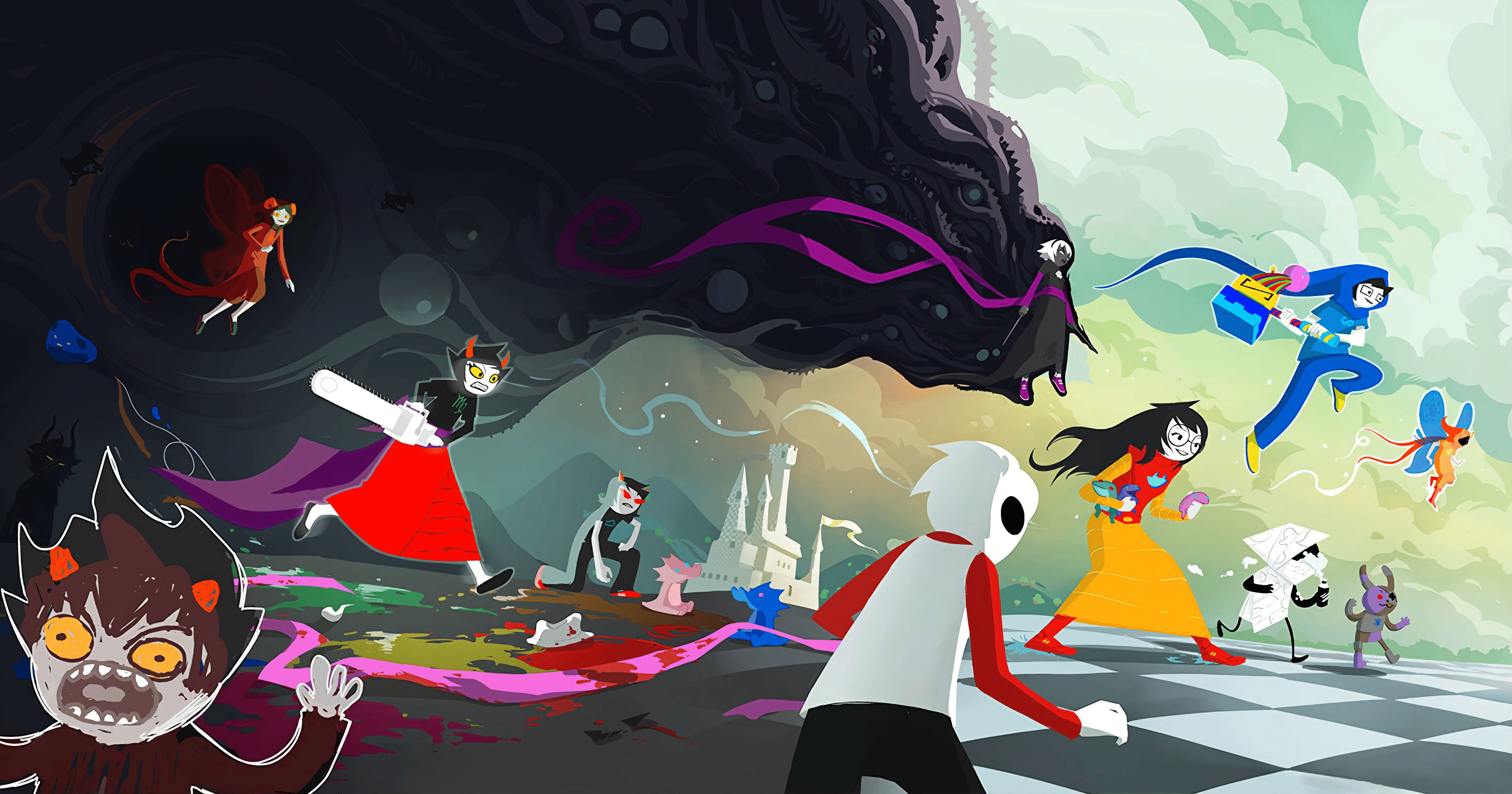 4800x2520 4K There aren't many good Homestuck wallpaper, so I upscaled the banner for book 6!