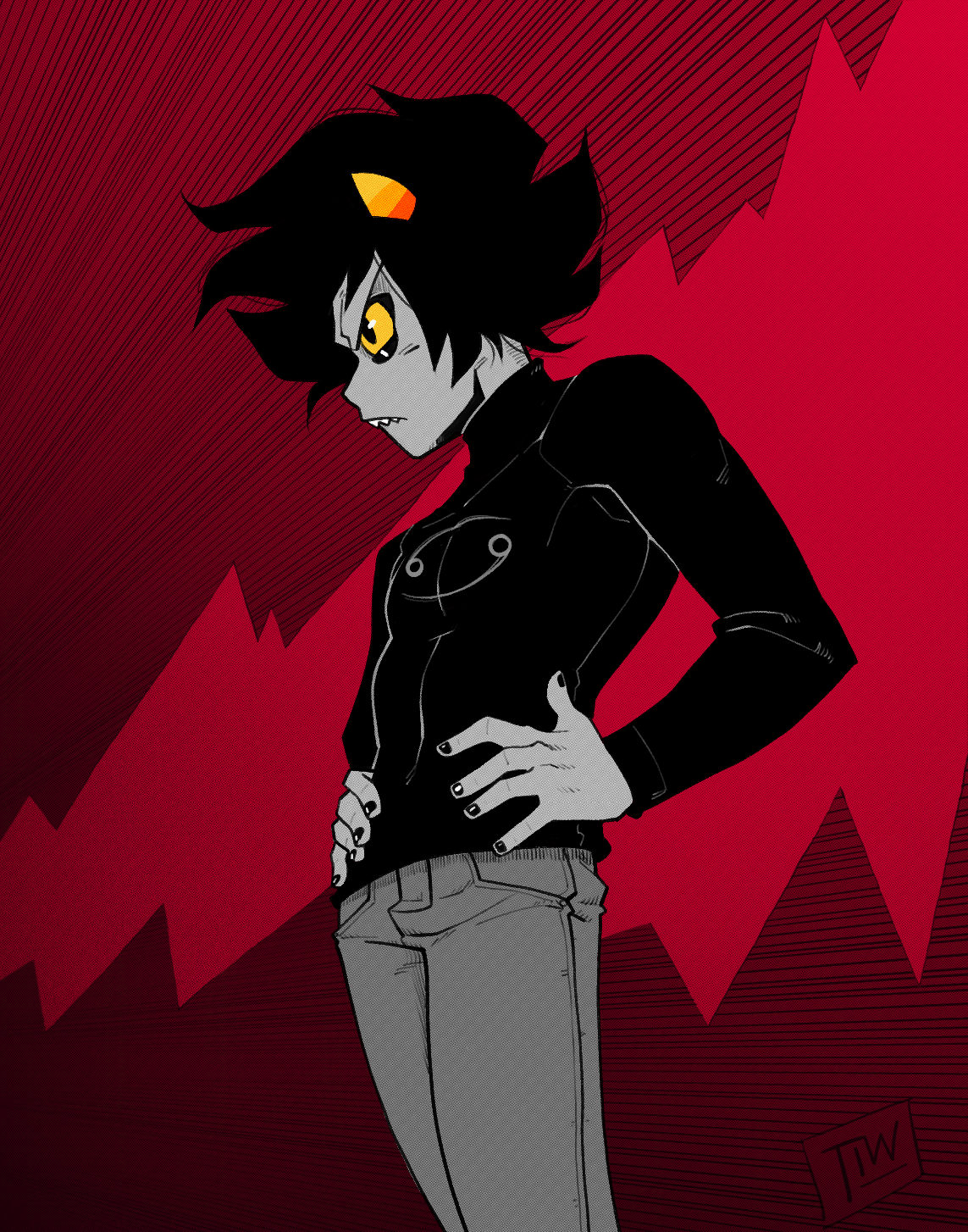 1143x1454 Homestuck Fan Art: Karkat by TheInkyWay on Newgrounds