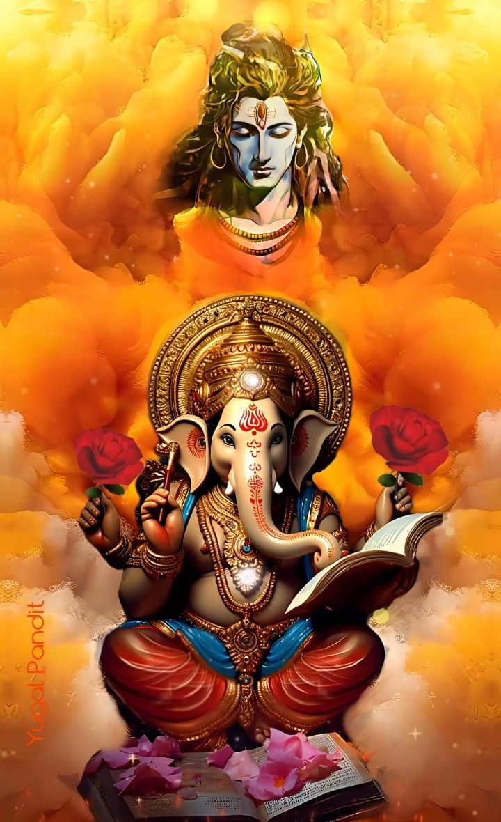 720x1180 Lord shiva ganesh HD wallpaper. God wallpaper ganesh, Adiyogi shiva statue, Hindu gods