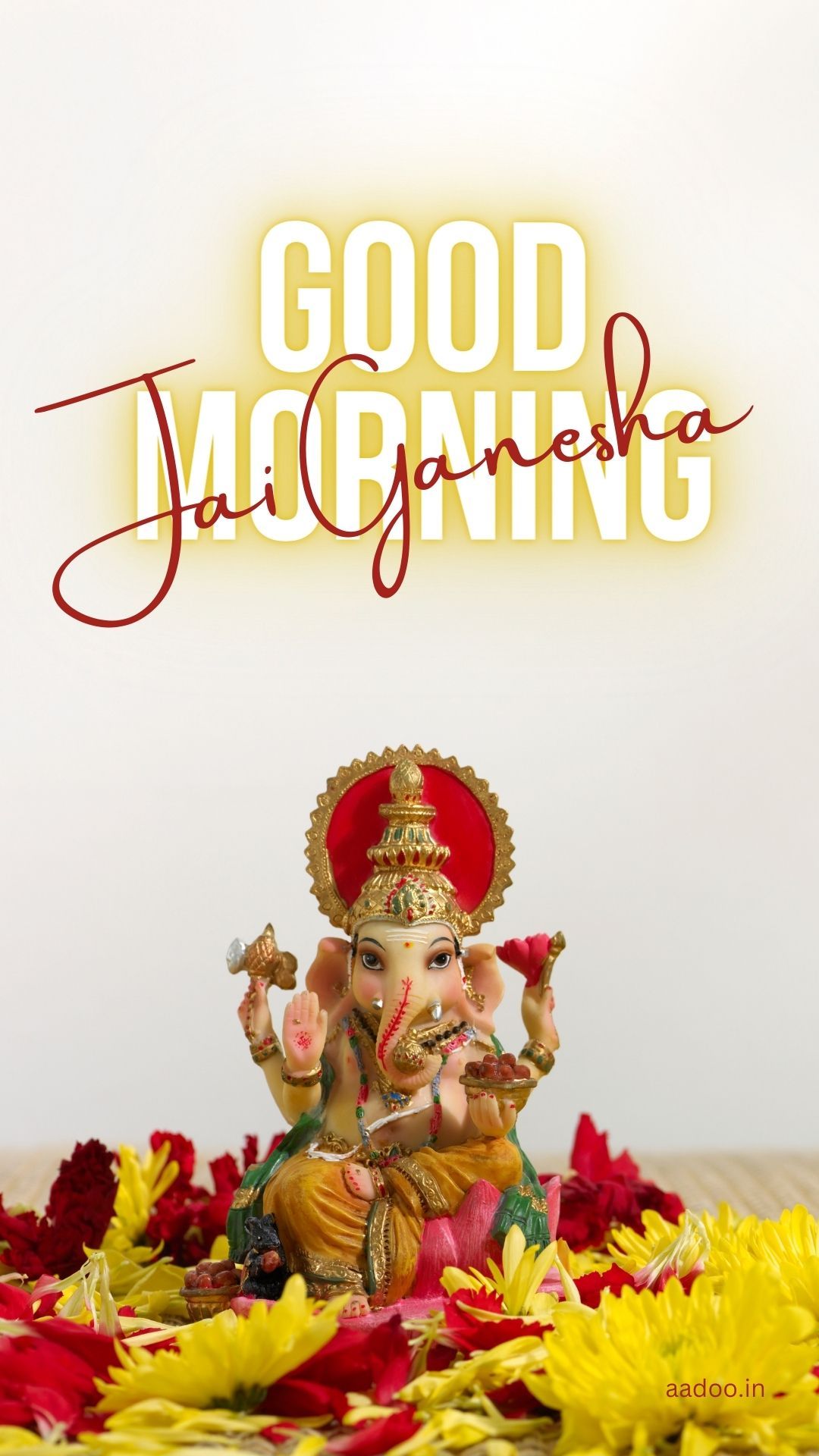 1080x1920 Good Morning Image Ganesh Ji