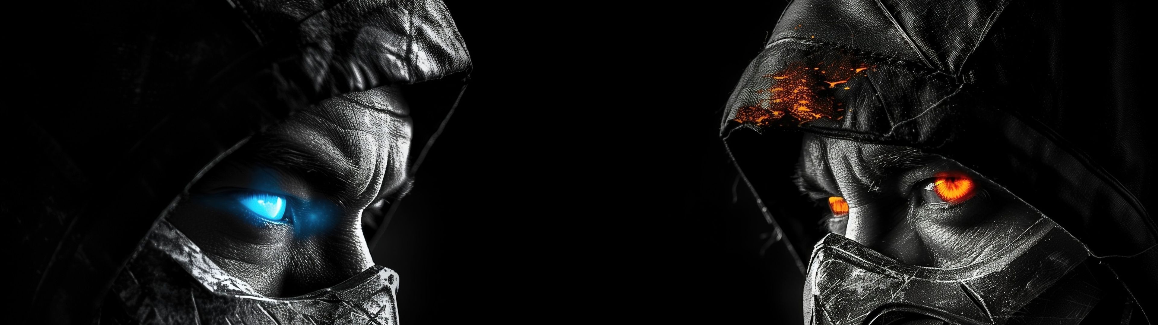3840x1080 Sub Zero Wallpaper 4K, Scorpion, Mortal Kombat, 5K