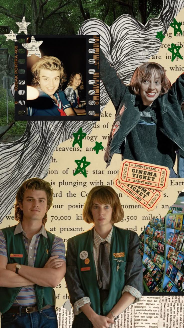 736x1308 Shuffles. Steve and robin wallpaper, Robin buckley wallpaper, Steve harrington wallpaper aesthetic
