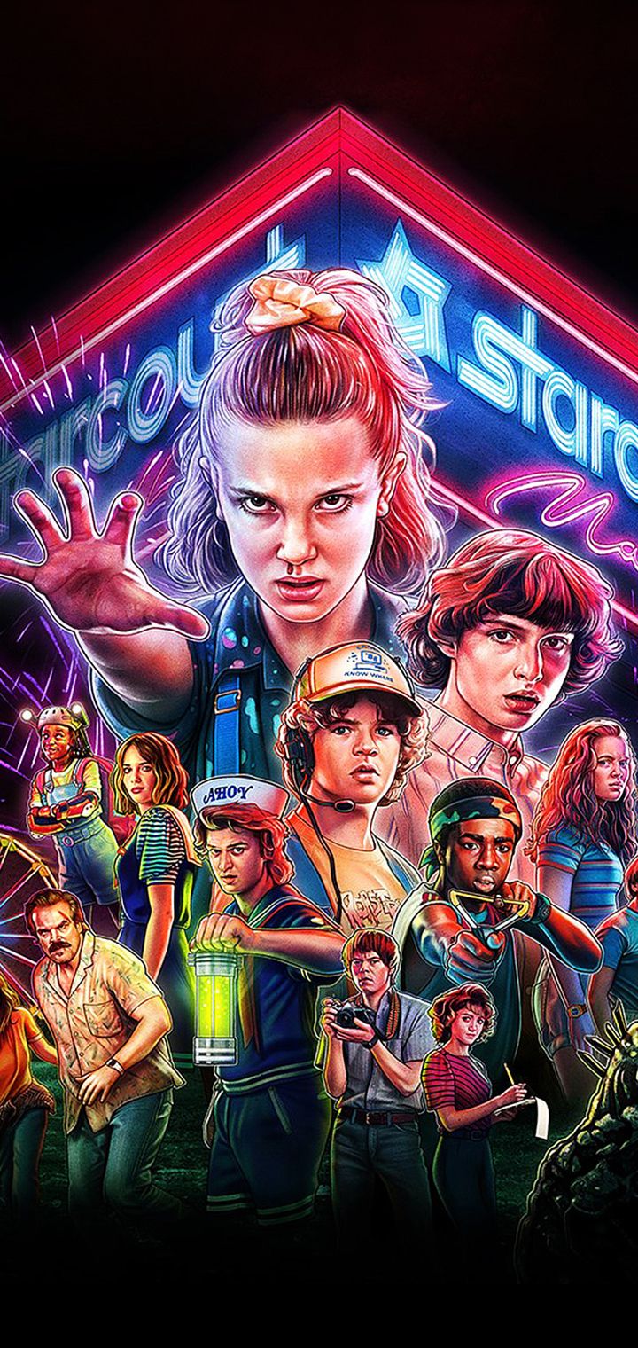 720x1520 Phone wallpaper: Steve Harrington, Eleven (Stranger Things), Stranger Things, Tv Show, Joyce Byers, Jim Hopper, Mike Wheeler, Dustin Henderson, Lucas Sinclair, Nancy Wheeler, Jonathan Byers, Will Byers, Max Mayfield, Billy Hargrove, Robin