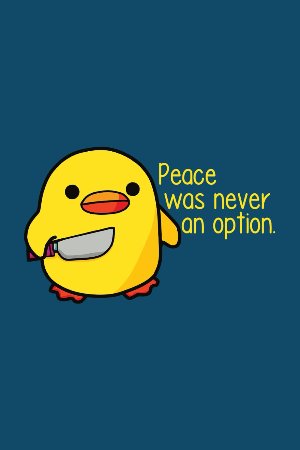 1000x1499 Peace Was Never an Option Funny Quote Custom Graphic Ruled Lined Journal Notebook, 121 Pages. Perfect for Work, Teachers,. Notes