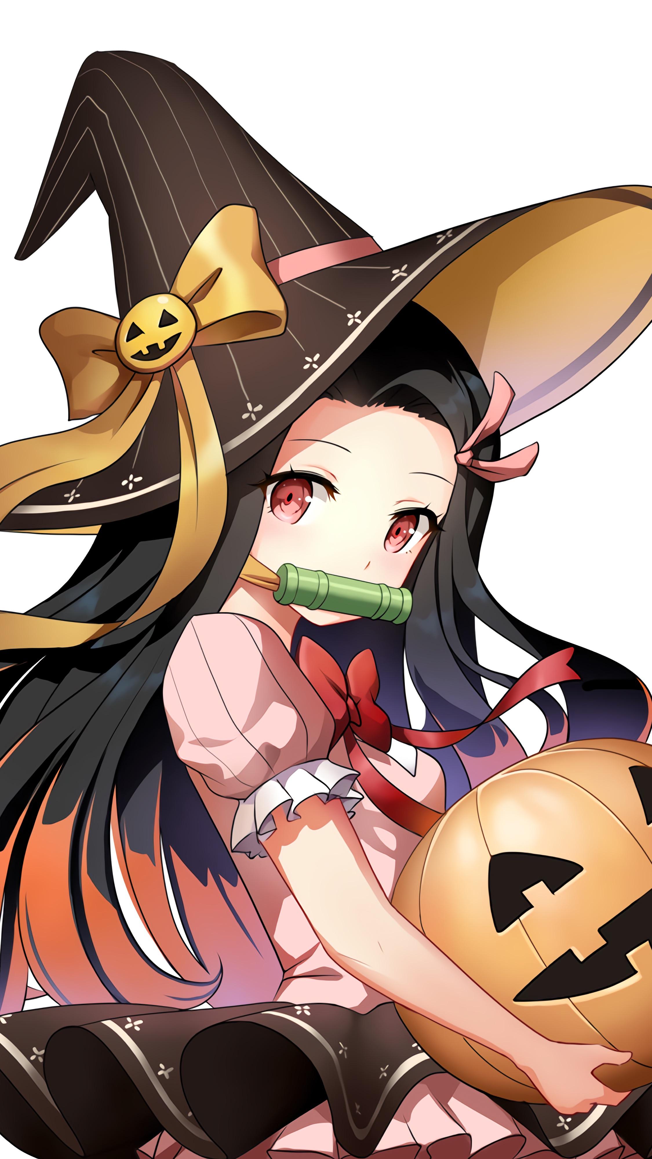 2250x4000 Demon Slayer Halloween iPhone Wallpaper