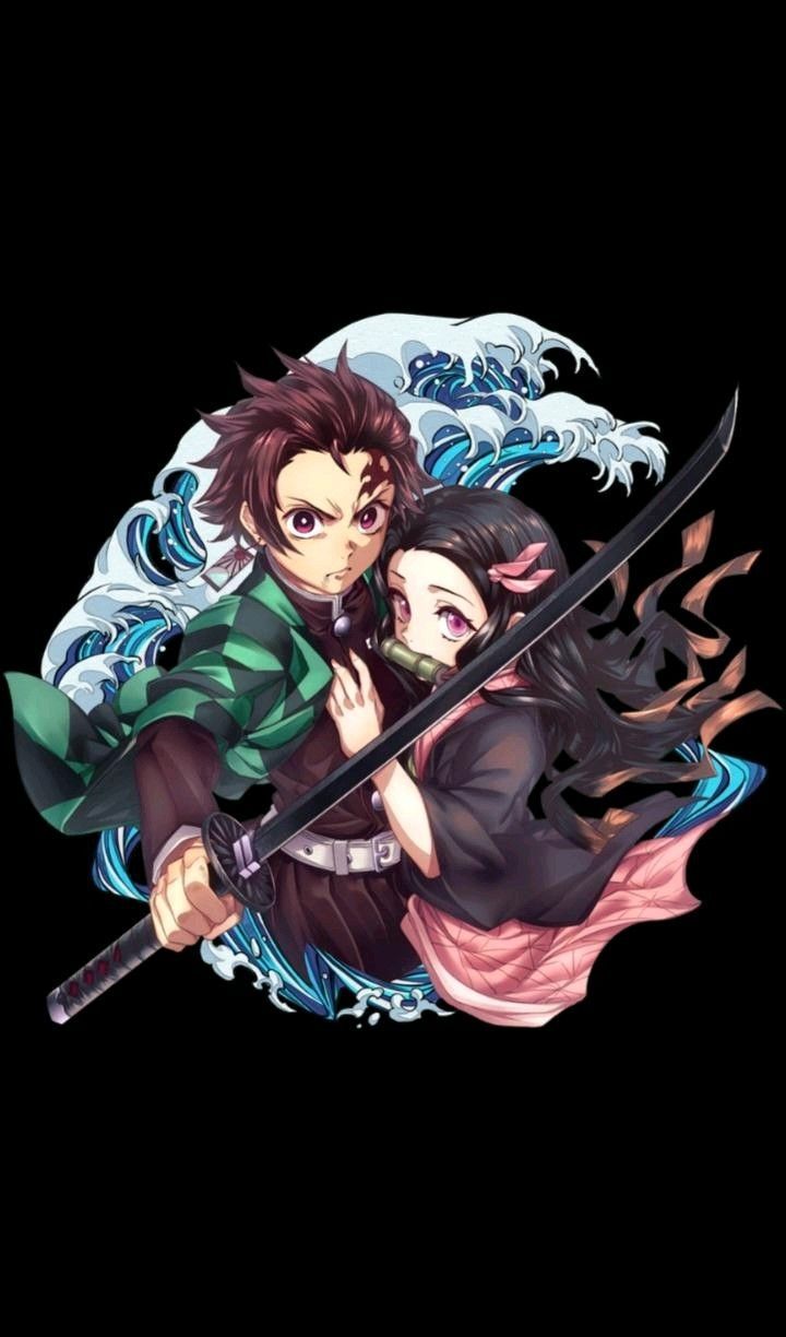 720x1224 Halloween wallpaper demon slayer. Demon slayer tanjiro and nezuko tattoo, Tanjiro y, Kimetsu no yaiba