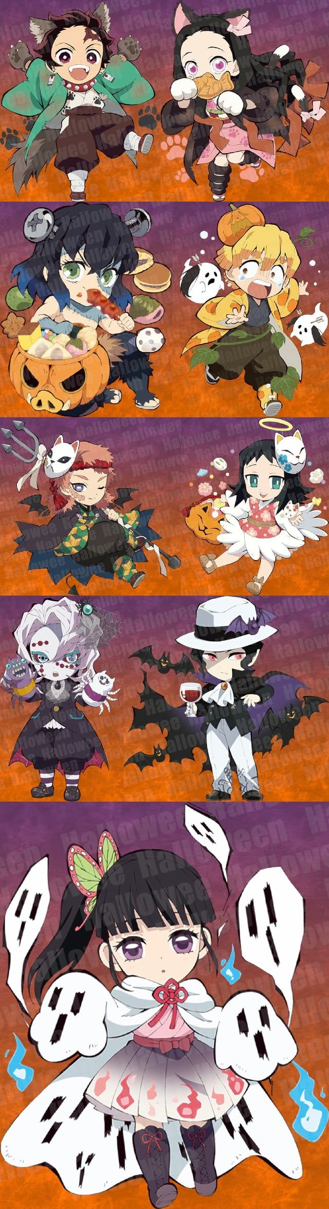 640x2351 Halloween event illustrations