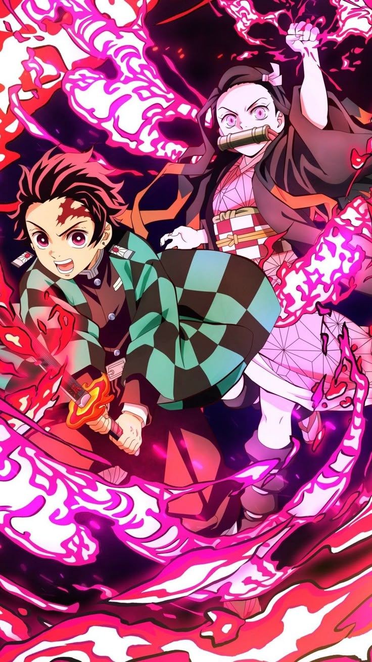 736x1308 Demon slayer wallpaper 4k ultra HD. Demon slayer 1080p, Demon slayer wallpaper halloween, Anime wallpaper