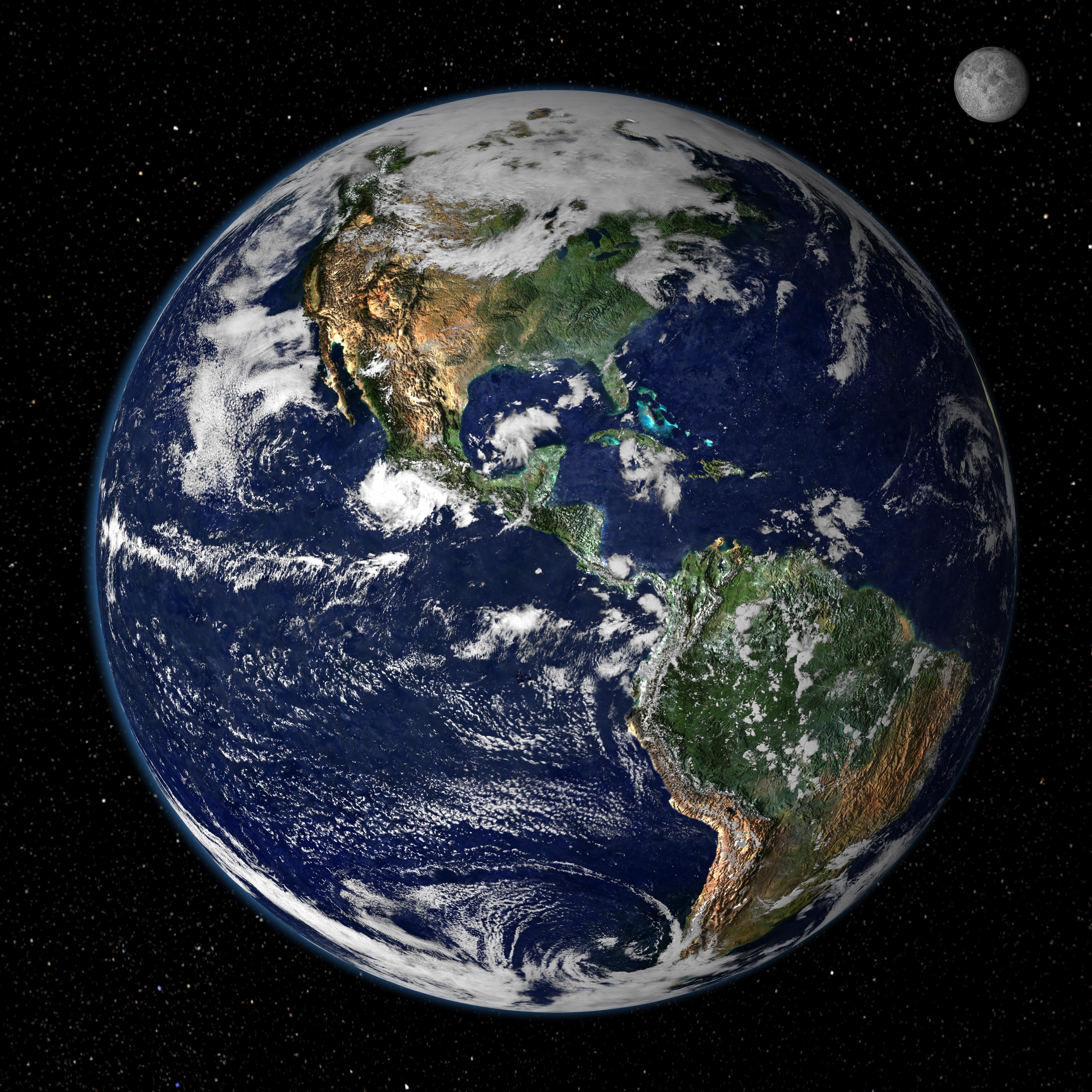 4096x4096 Earth from Space