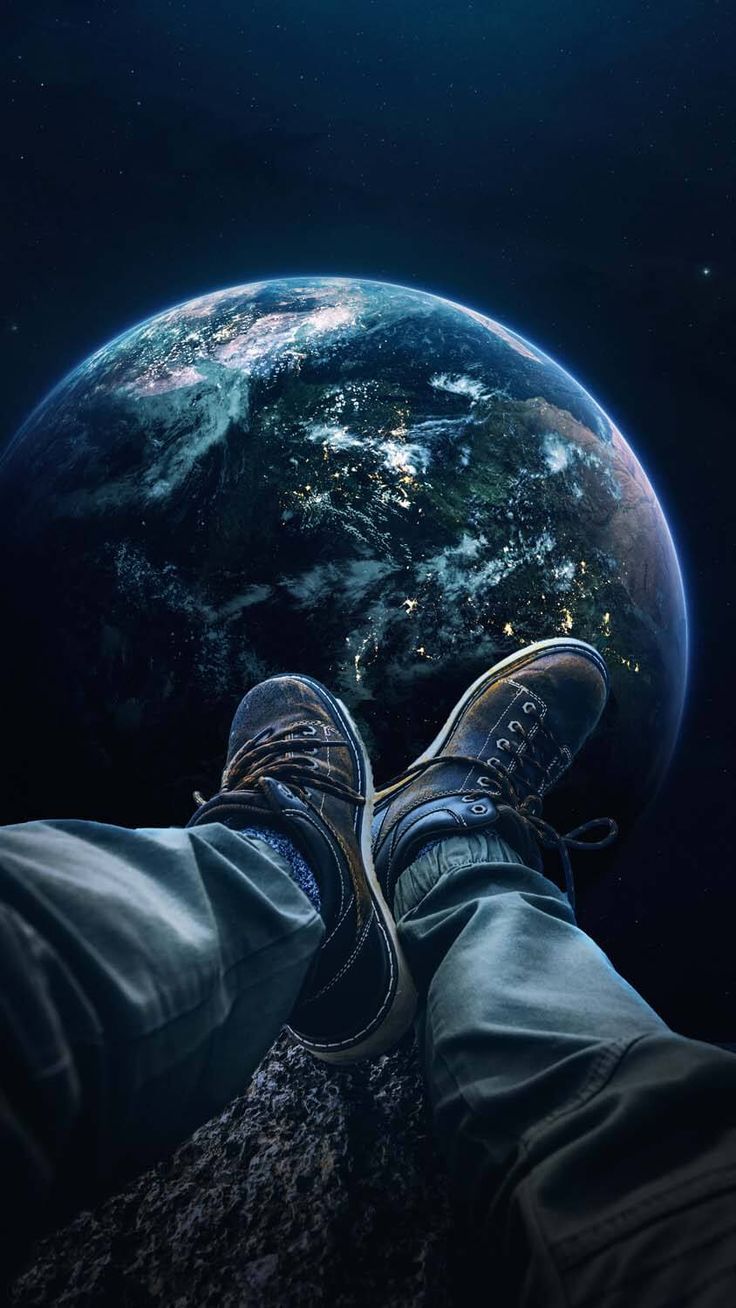 736x1308 Above Earth iPhone Wallpaper HD