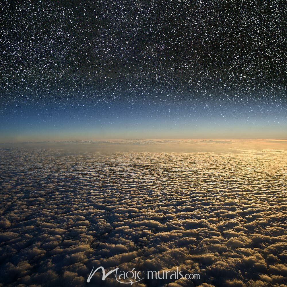 1000x999 Cloud Covered Earth in Space