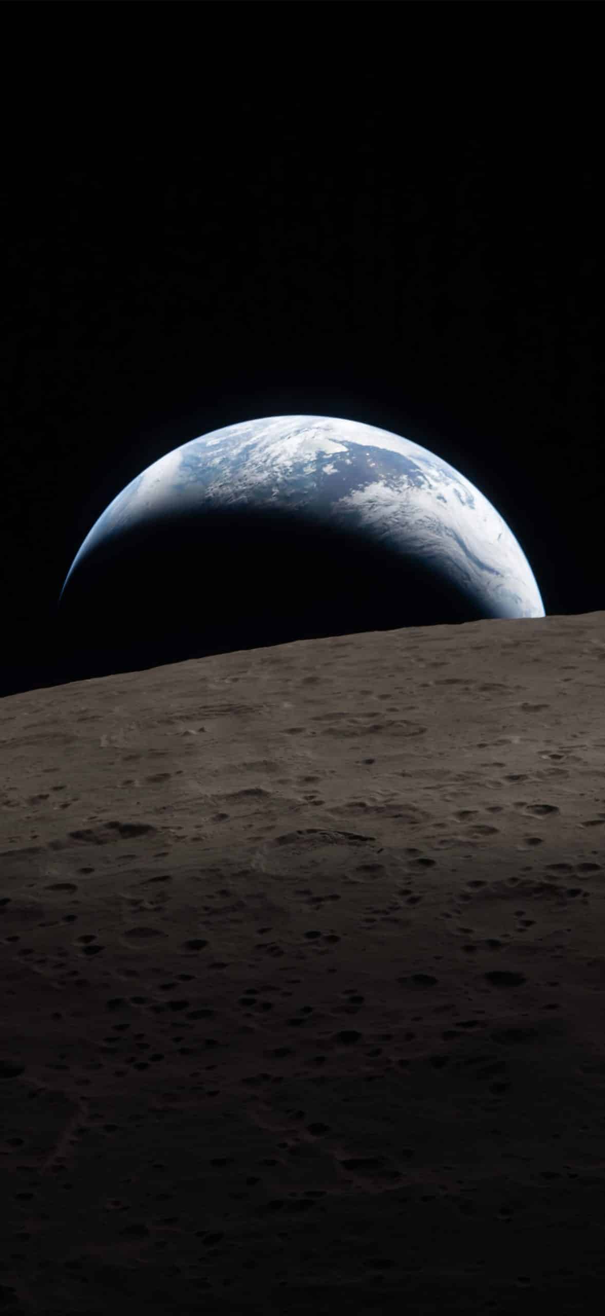 1178x2560 Artemis II Wallpaper: Moon, Earthrise, and Eclipse Captured for Your iPhone, iPad, and Mac