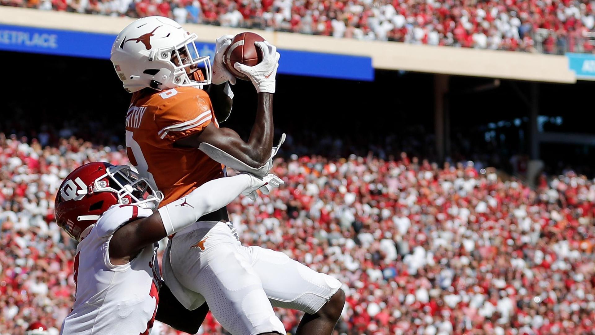 1920x1080 Xavier Worthy makes leaping TD grab to tie game for Texas