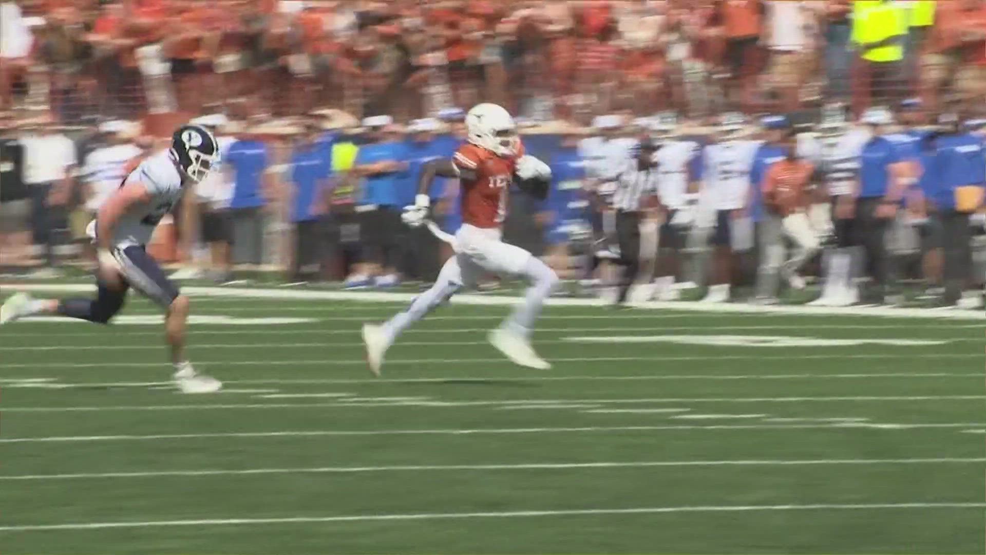 1920x1080 Texas wide receiver Xavier Worthy declares for NFL Draft
