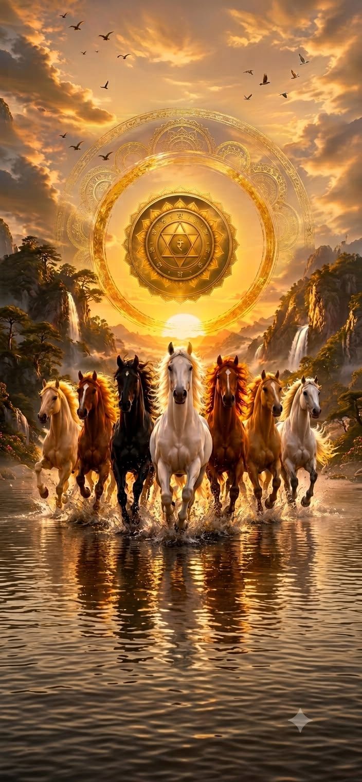 704x1520 8th day of creationth day of creation, Stallion wallpaper, Seven hours wallpaper
