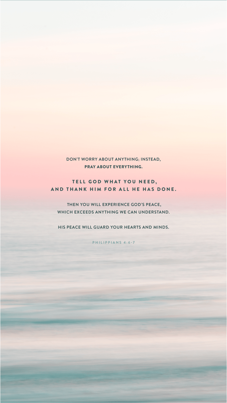 750x1334 Philippians 4:6 Wallpaper