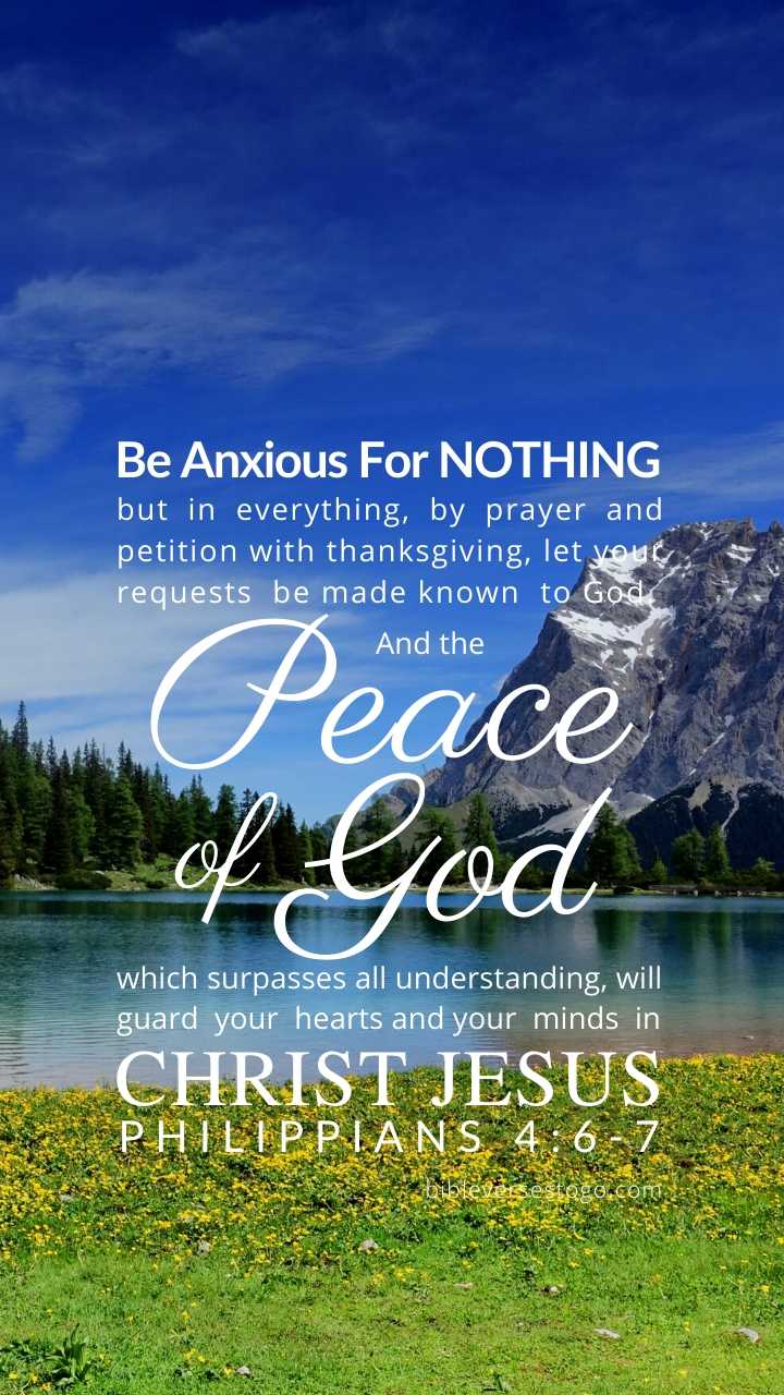 720x1280 Serenity Lake Philippians 4:6 7