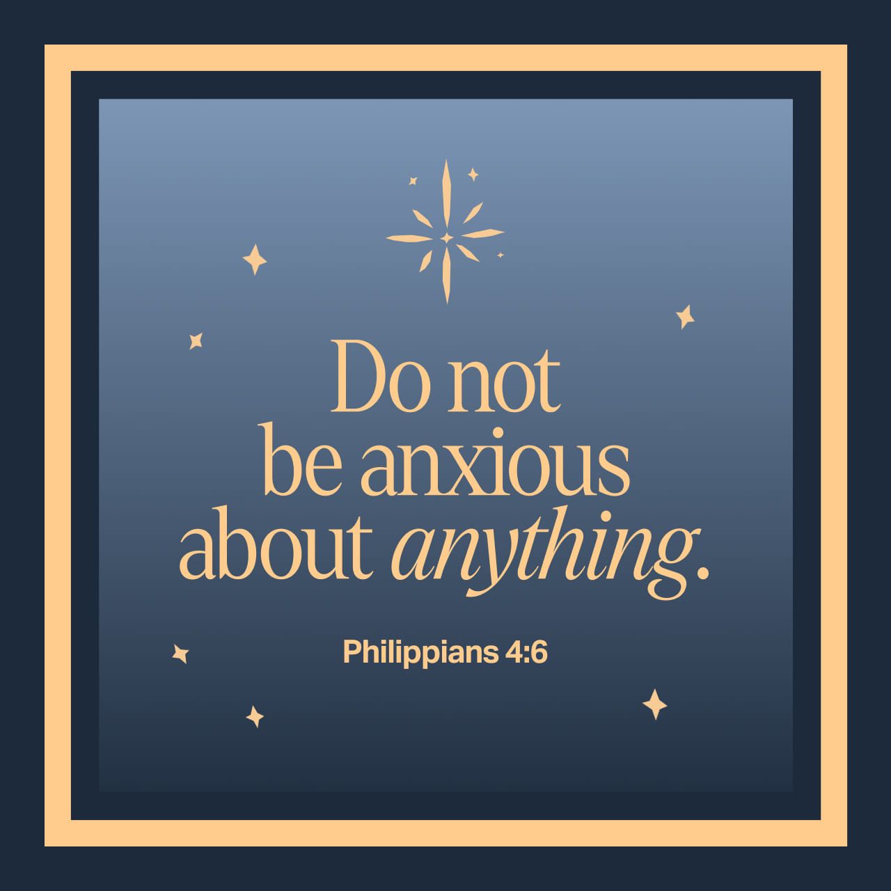 1280x1280 Philippians 4:6 (NIV) not be anxious about anything, b