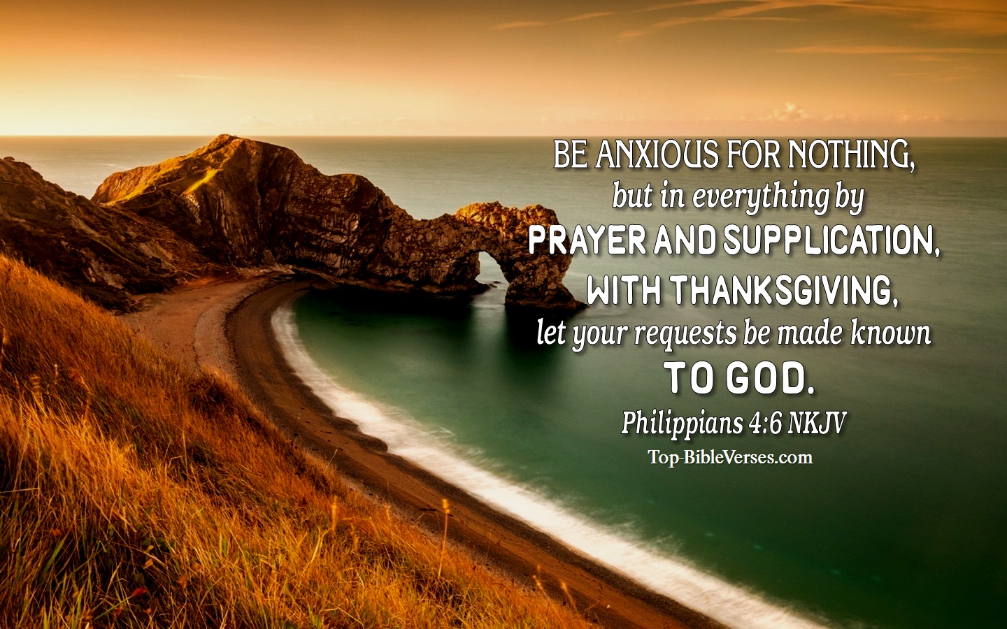 1440x900 Philippians 4:6 NKJV Desktop Wallpaper