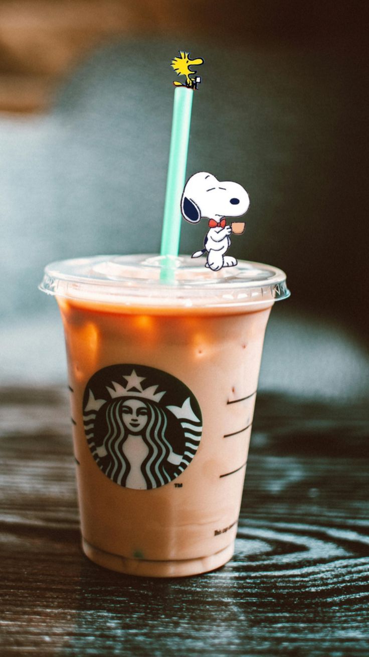 736x1308 peanuts #snoopy #woodstock #coffee #starbucks #wallpaper