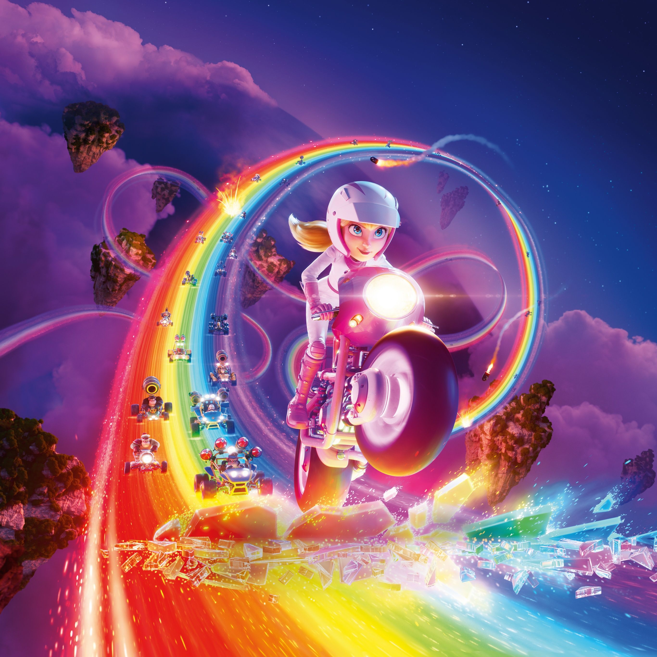 2732x2732 Princess Peach Wallpaper 4K, The Super Mario Bros. Movie