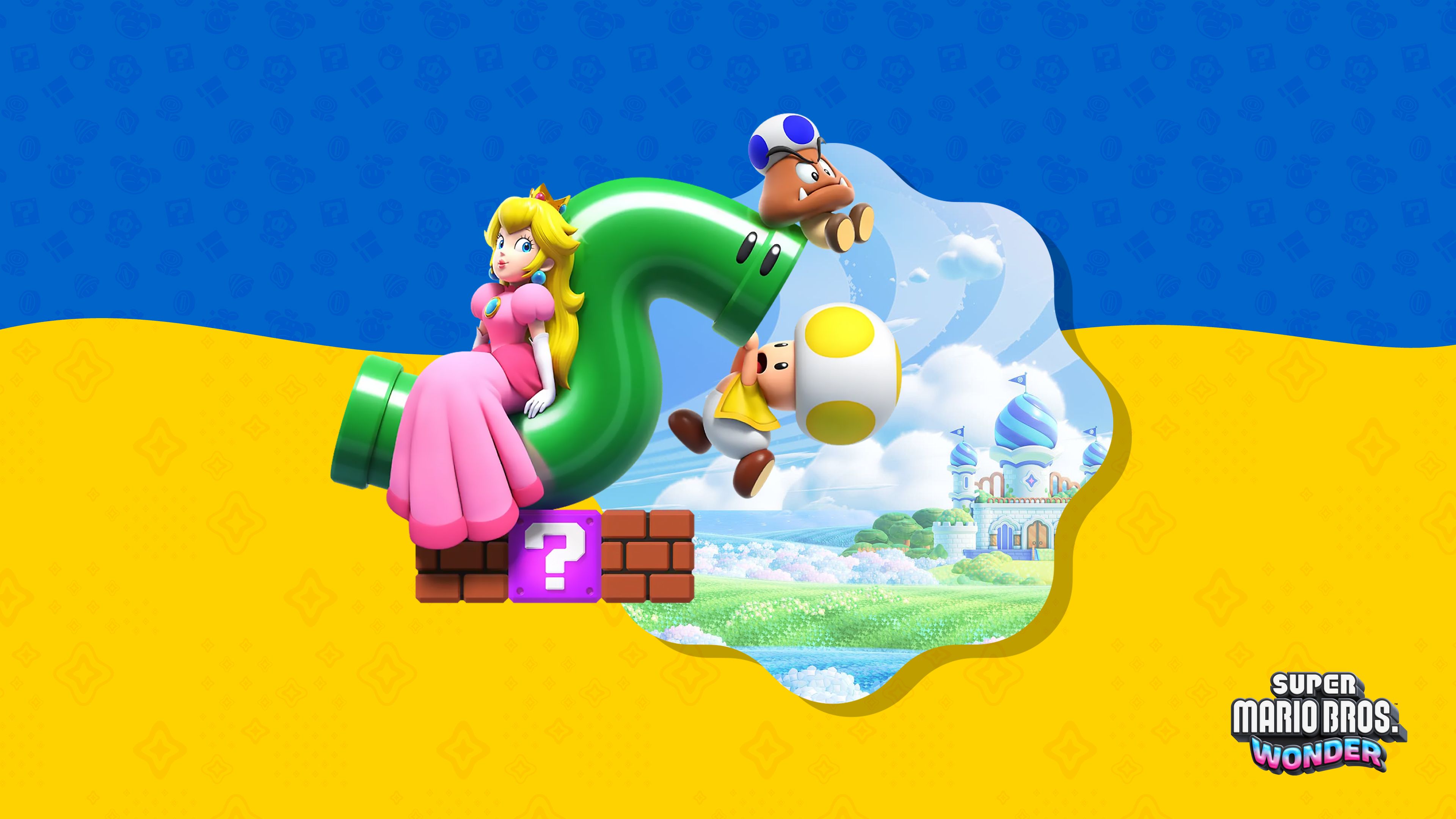 3840x2160 Super Mario Bros Wonder Princess Peach UHD 4K