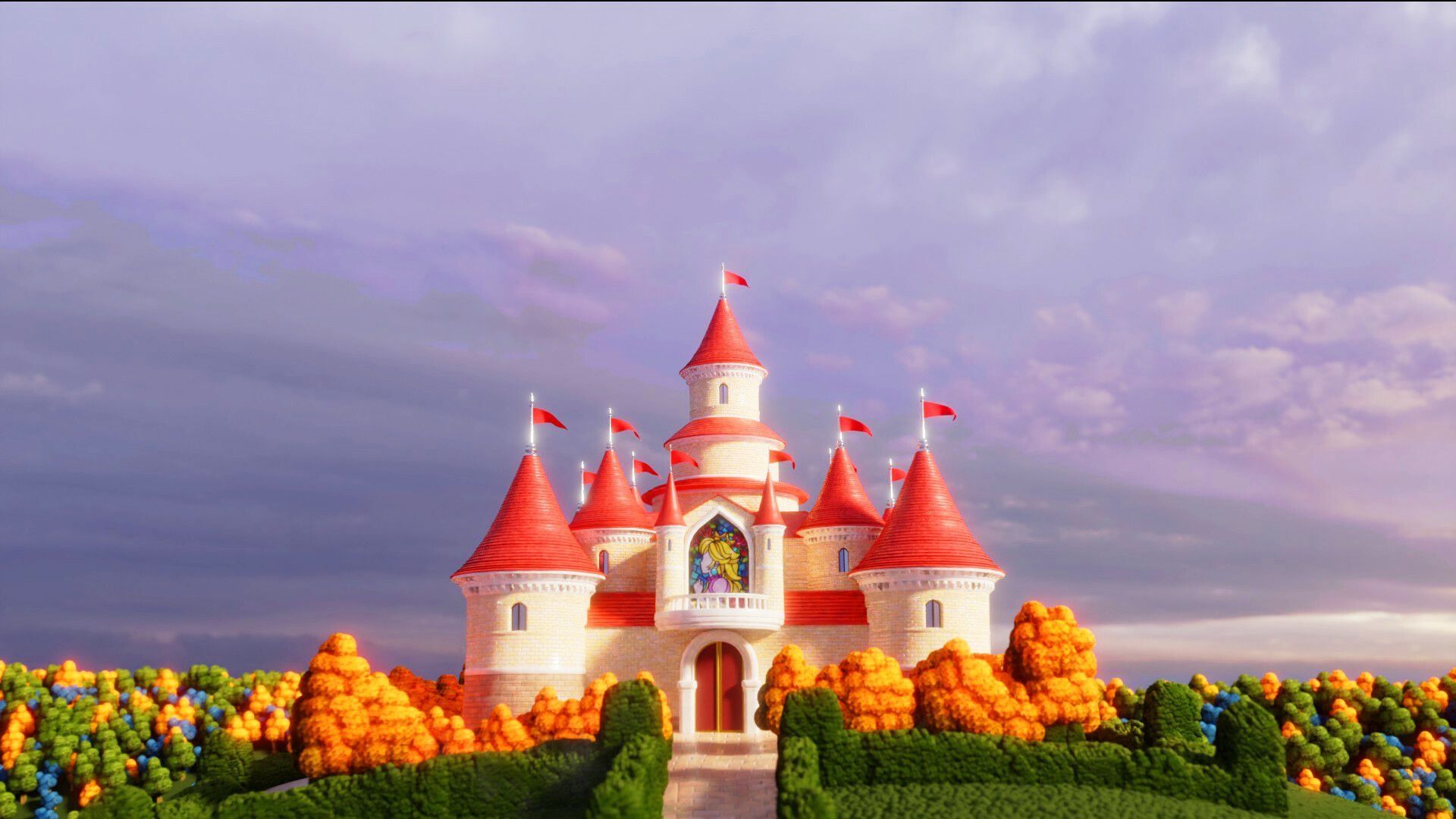1920x1080 Background Princess Peach Castle Mario Castle Wallpaper (36 Image) WallpaperCat