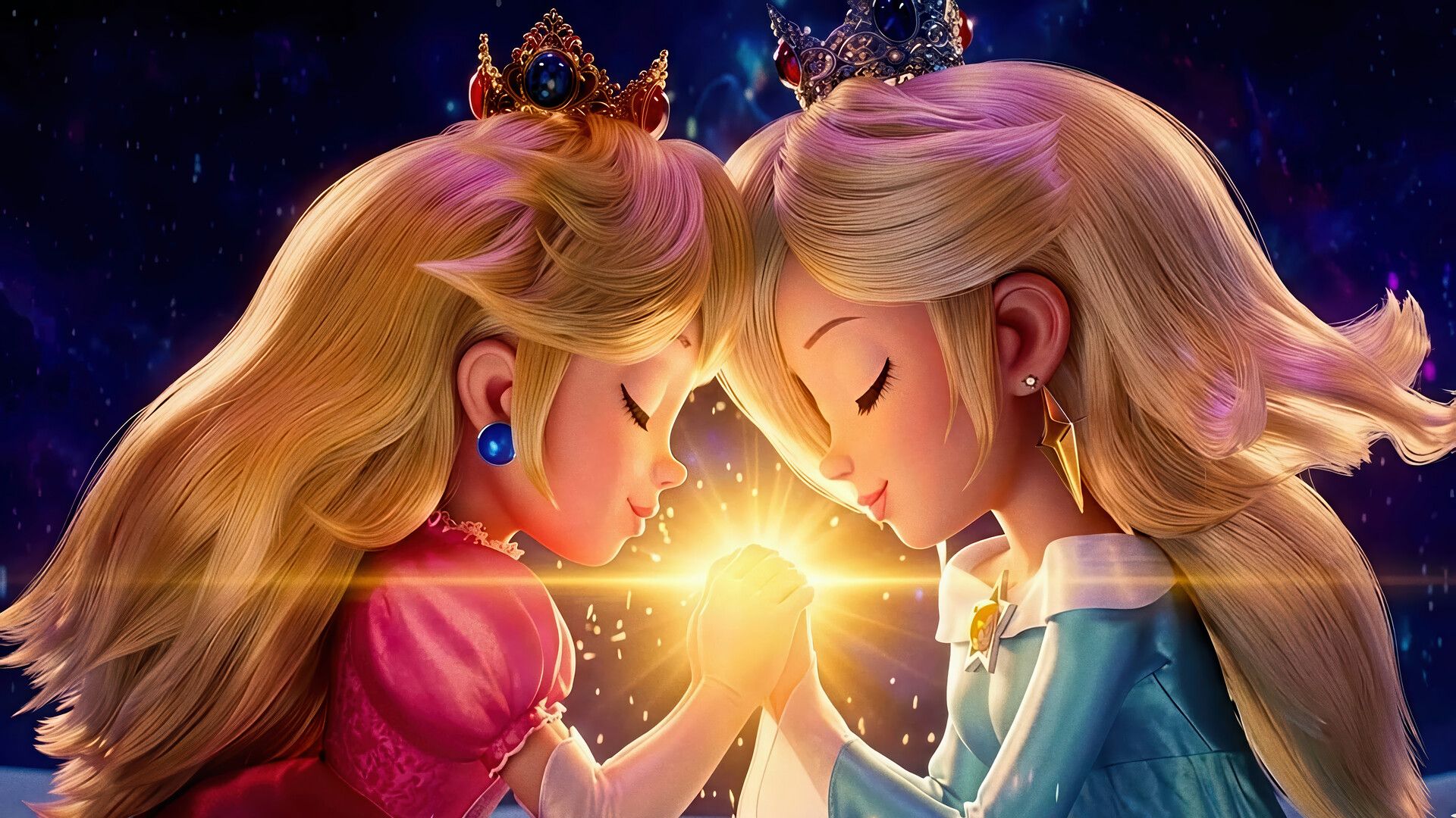 1920x1080 Princess Peach Rosalina 4K Wallpaper PC HD Super Mario Galaxy