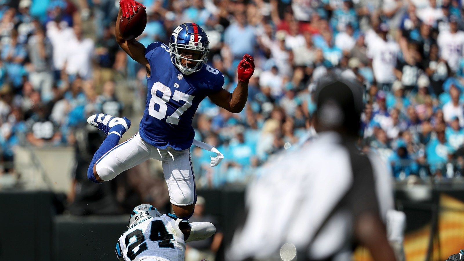 1600x900 Giants WR Sterling Shepard explains his sideline outburst during Sunday's loss to Panthers