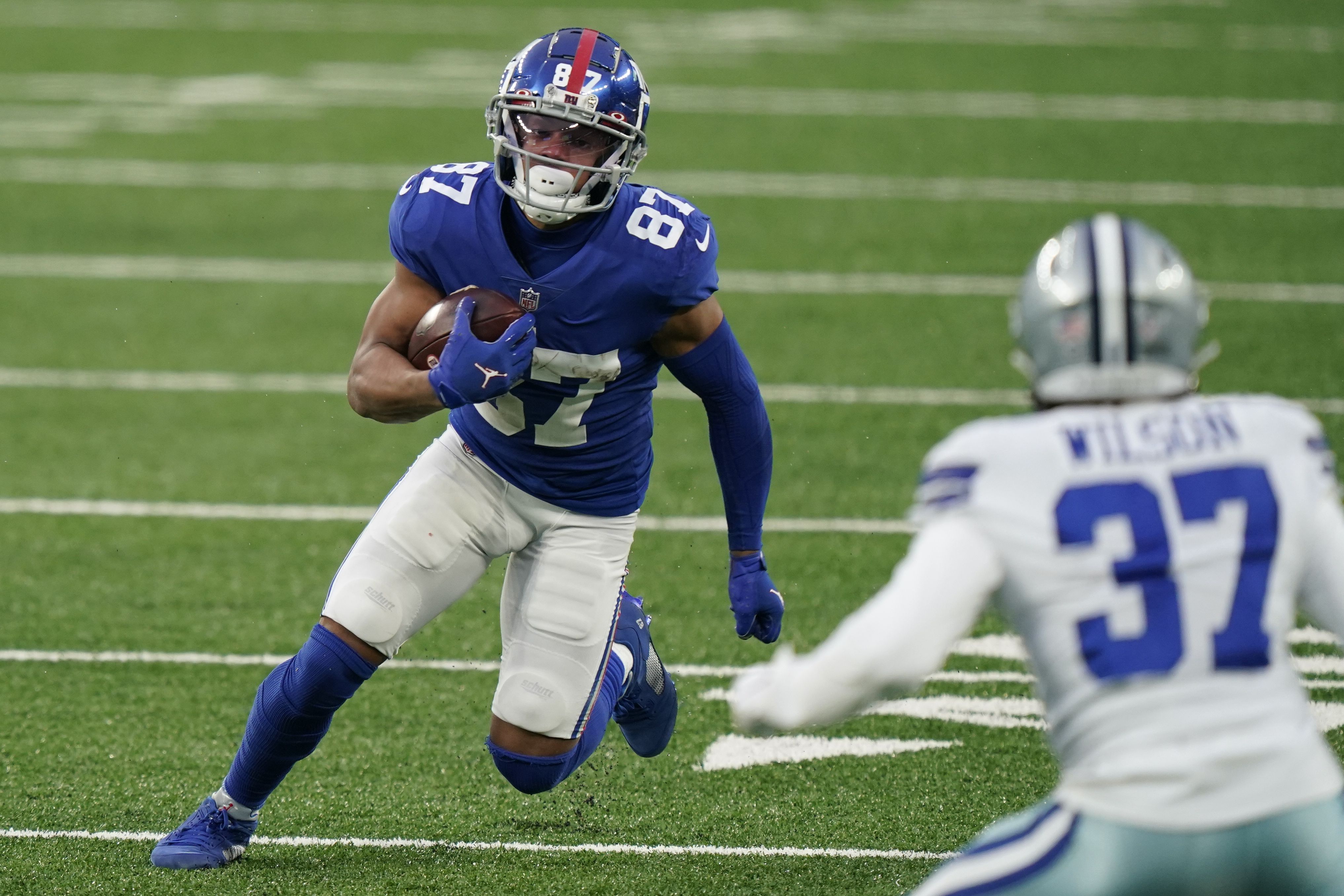 4068x2712 Giants' Sterling Shepard talks Daniel Jones, Saquon Barkley