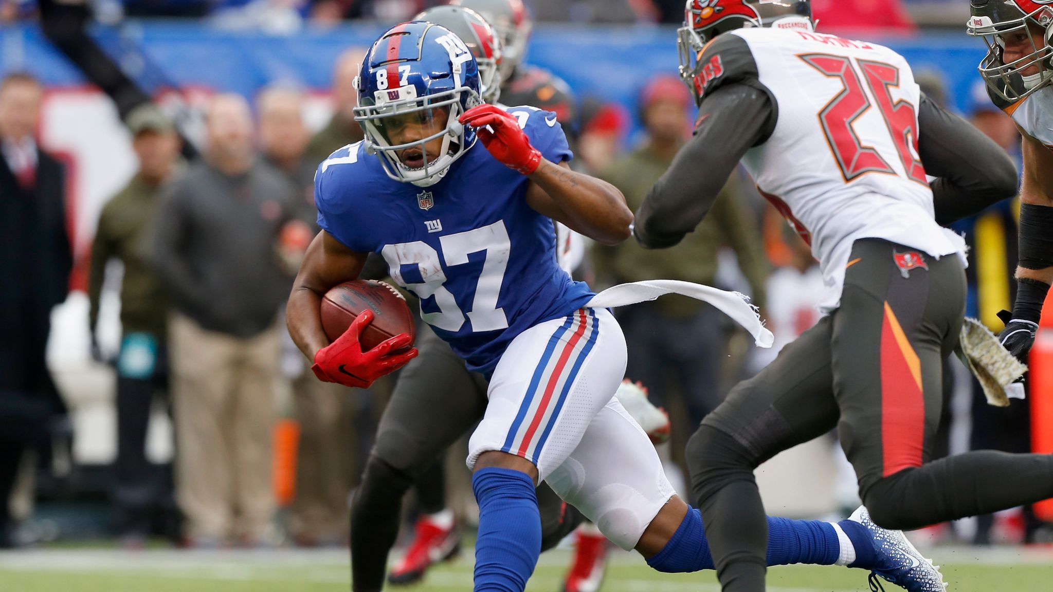 2048x1152 Sterling Shepard fractures thumb in New York Giants' practice, Corey Coleman tears ACL