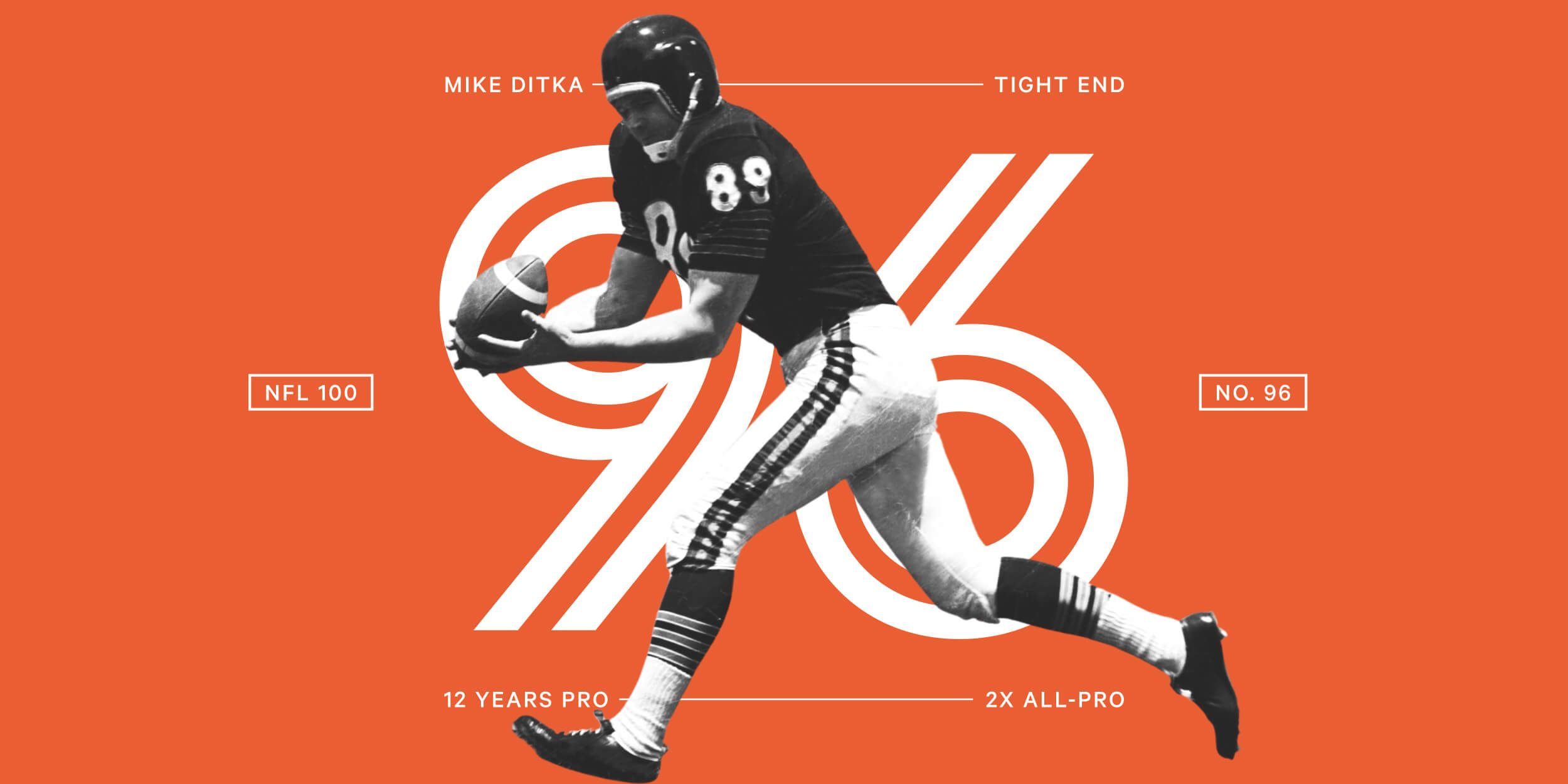 2500x1250 NFL 100: At No. Mike Ditka 'put the fear of God' in NFL defenses