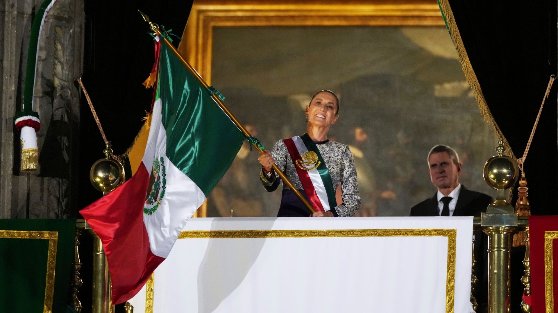 1920x1080 Mexico's President Claudia Sheinbaum makes history as first woman to lead nation's Independence Day celebrations New York