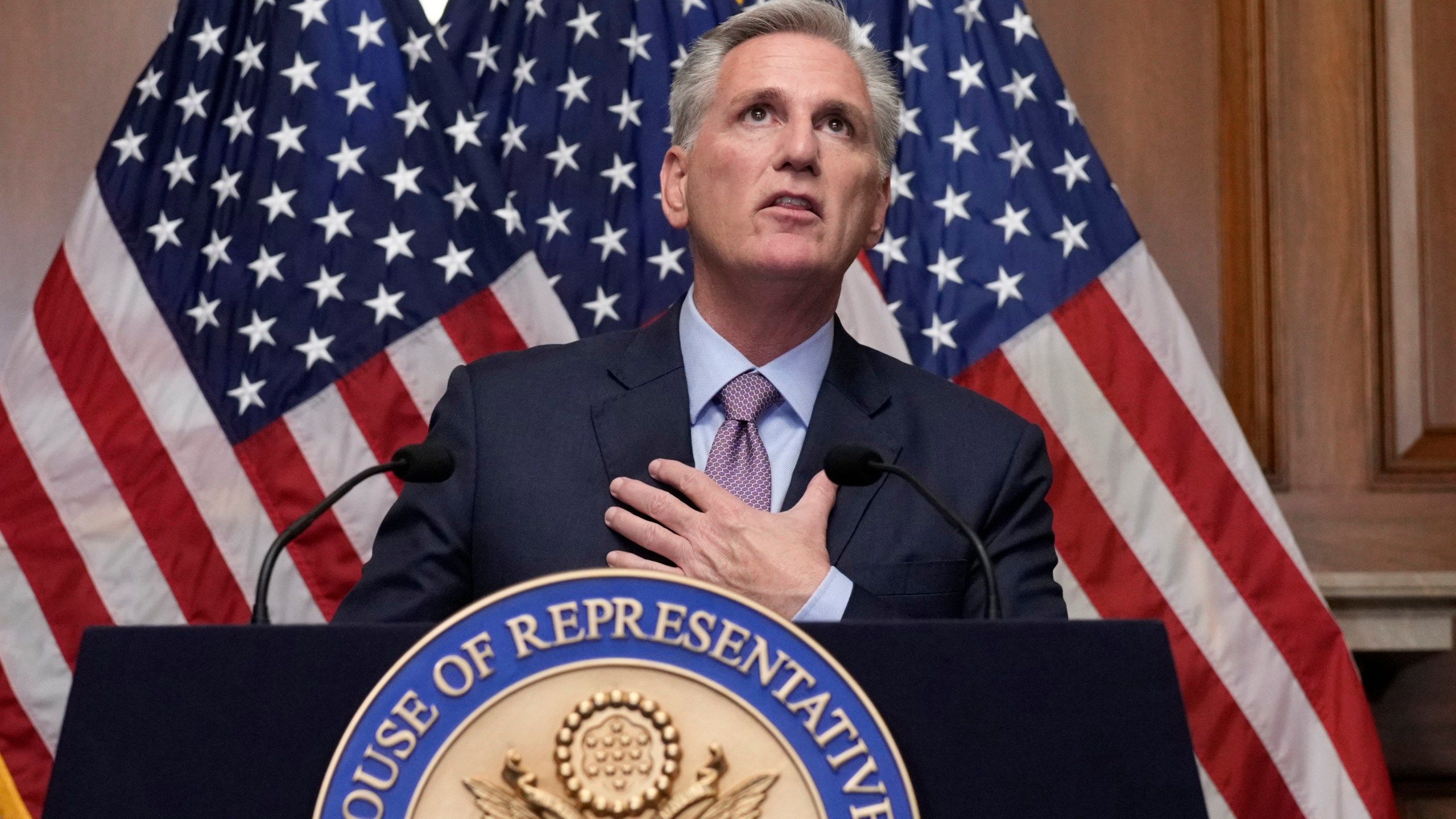 2560x1440 The GOP's slim House majority is getting even tighter with Kevin McCarthy's retirement