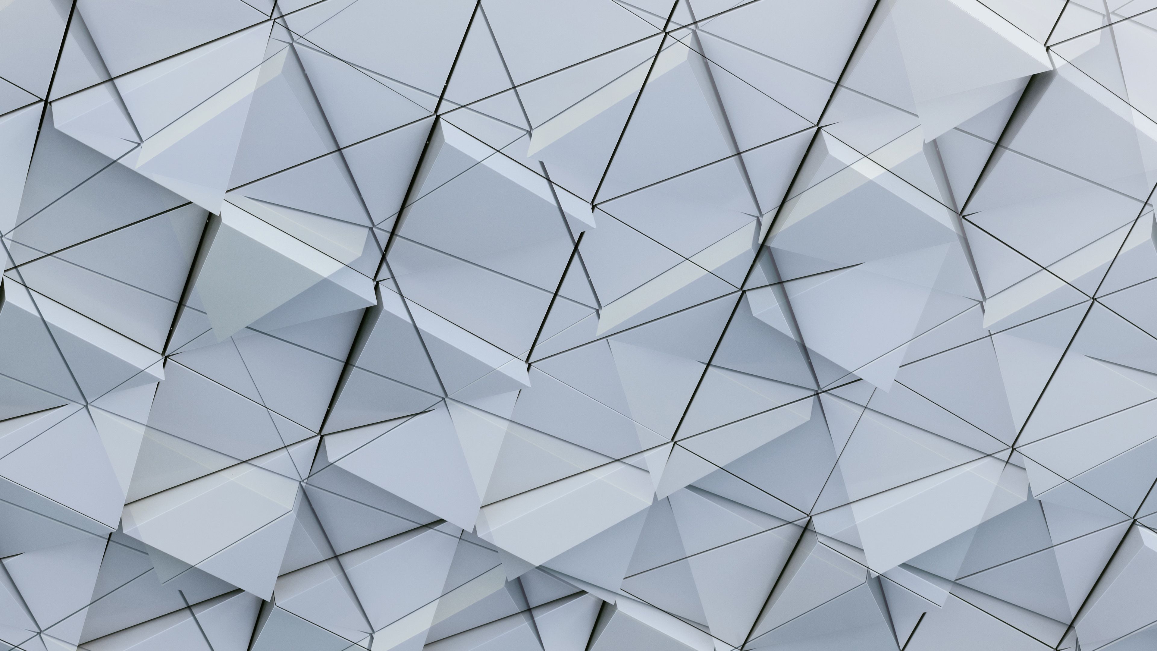 3840x2160 Ash Triangle 4K HD Abstract Wallpaper
