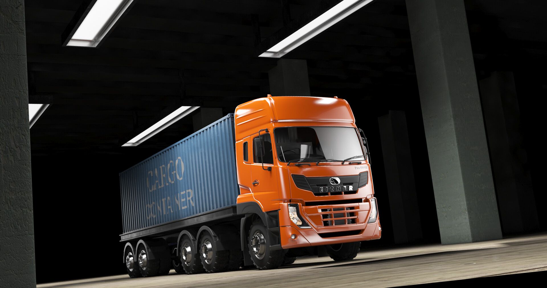 1920x1011 Eicher truck