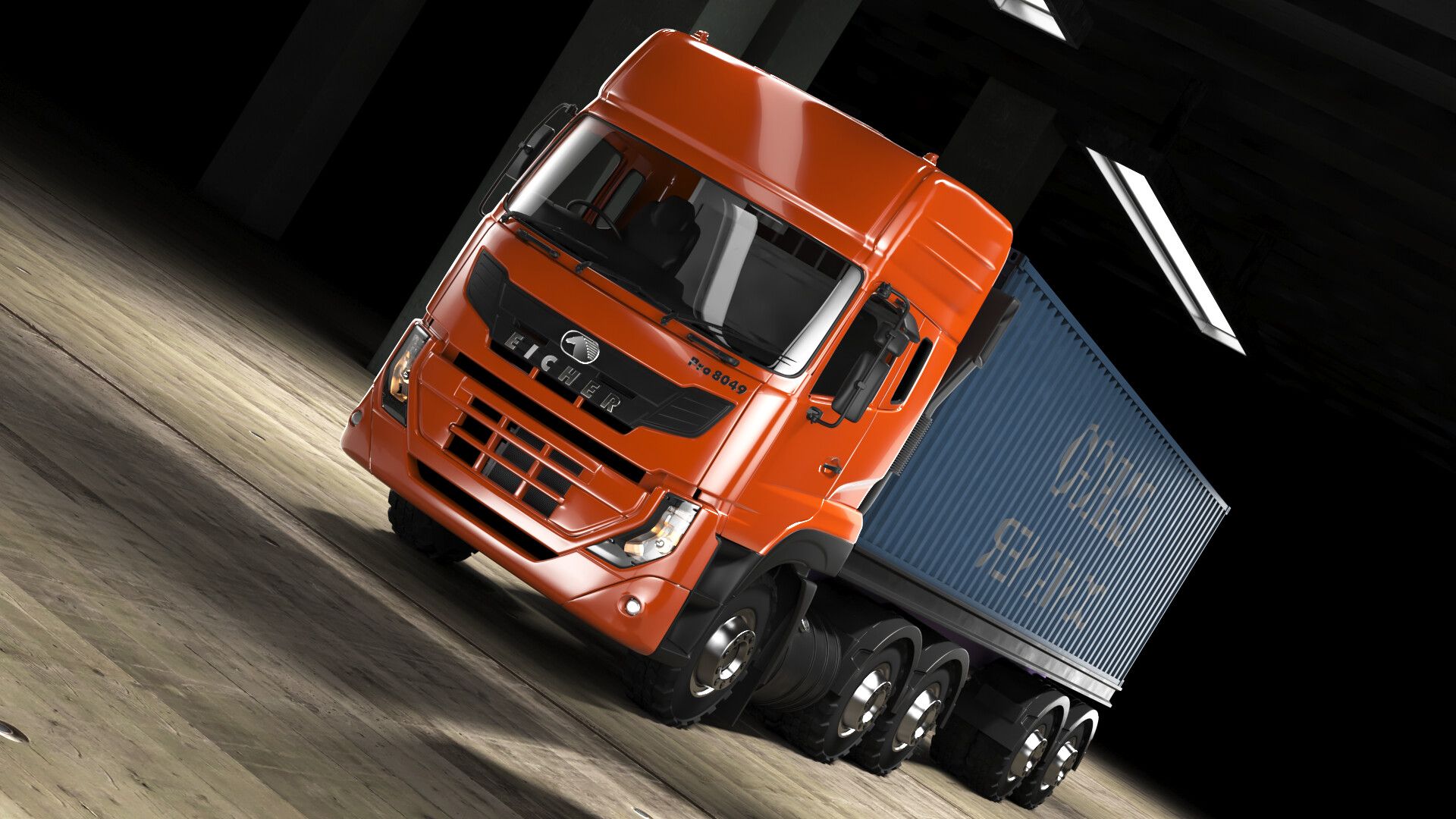 1920x1080 Eicher truck