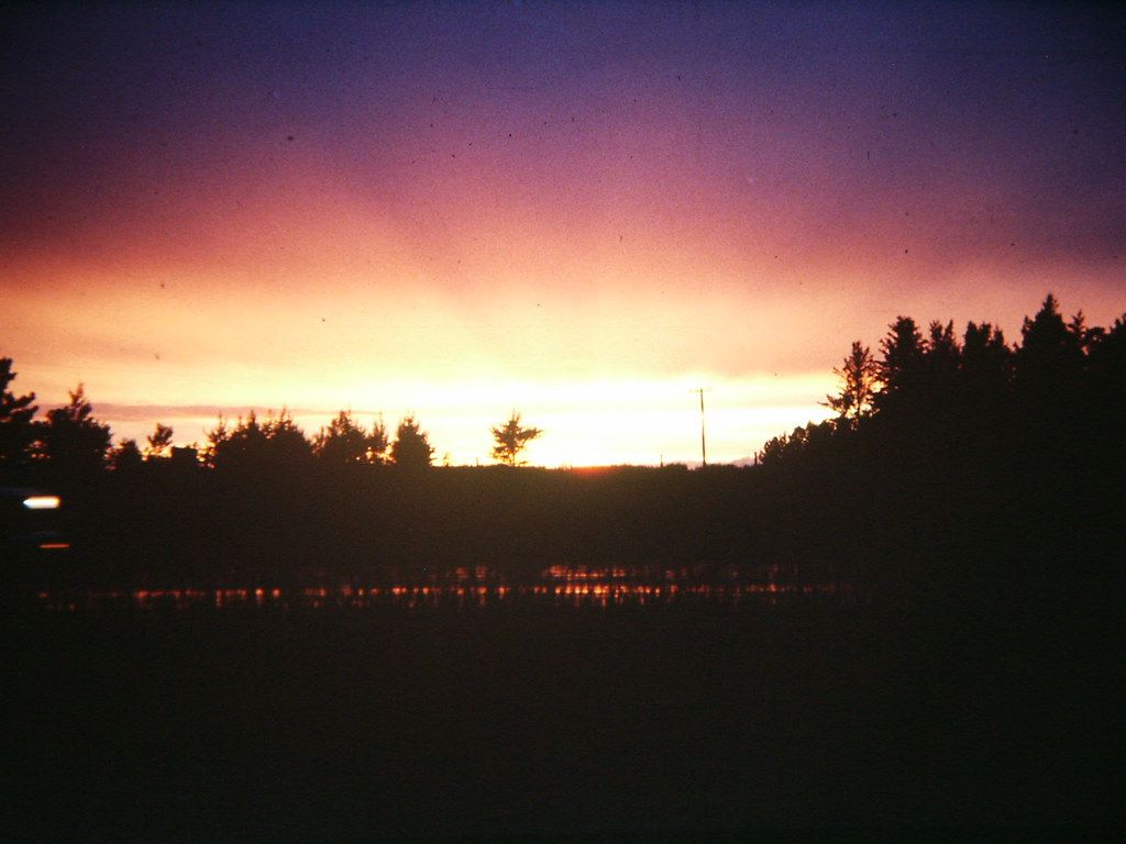 1024x768 Duluth Sunset. Duluth, Minnesota, digital copy of slide. Co