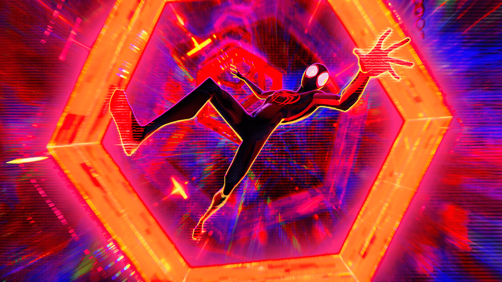 1920x1080 Miles Morales In Spider Man: Across The Spider Verse Ultrawide 4K Wallpaper