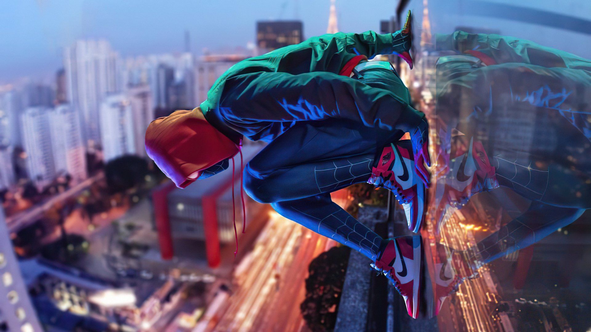 1920x1080 4K Ultra HD Wallpaper Of Miles Morales: The Urban Spider Manx2880