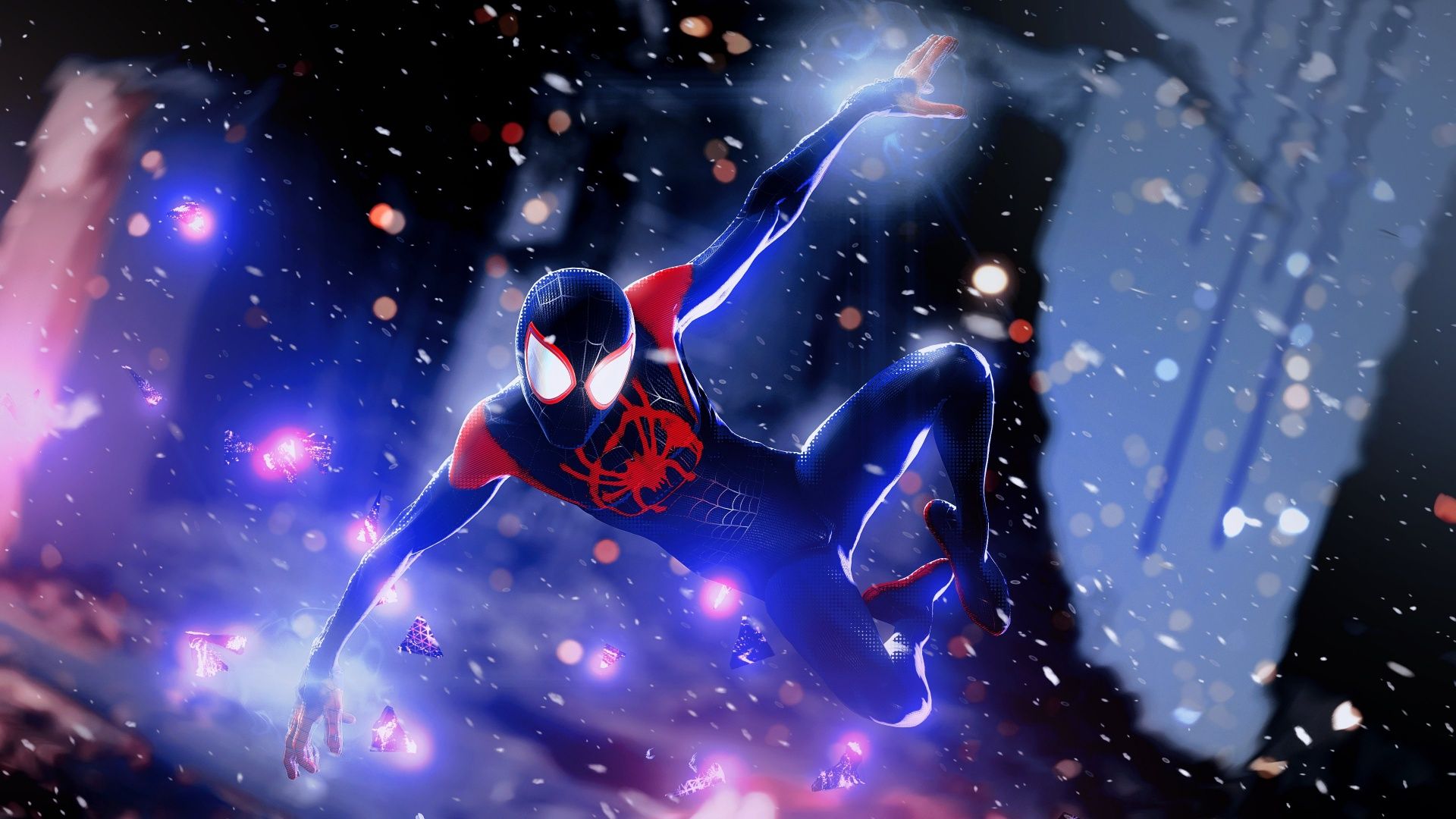 1920x1080 Miles Morales Wallpaper 4K, Into The Spider Verse, Spider Man