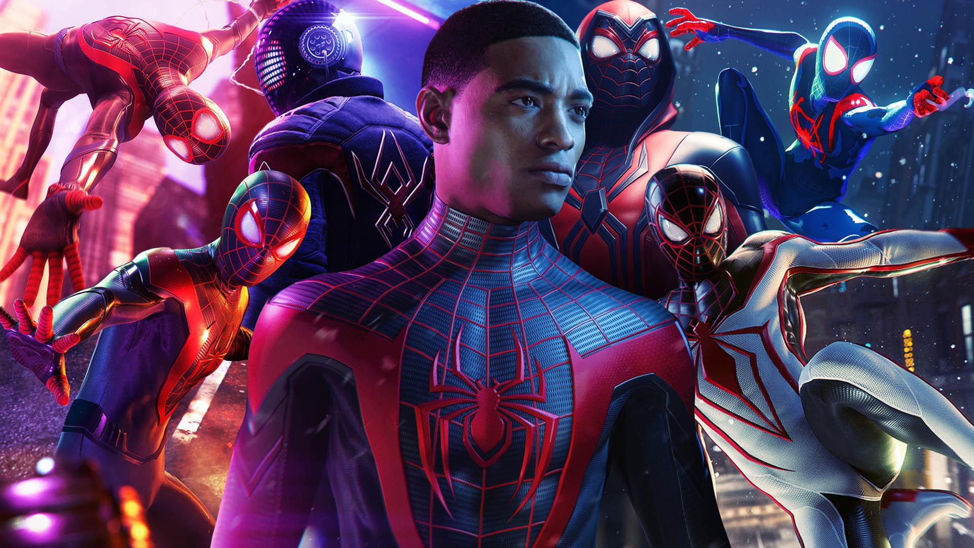 1920x1080 Made this Miles Morales wallpaper for my desktop. Thought I'd share it on here. Hope you guys like it, and feel free to save it to use for your own background wallpaper
